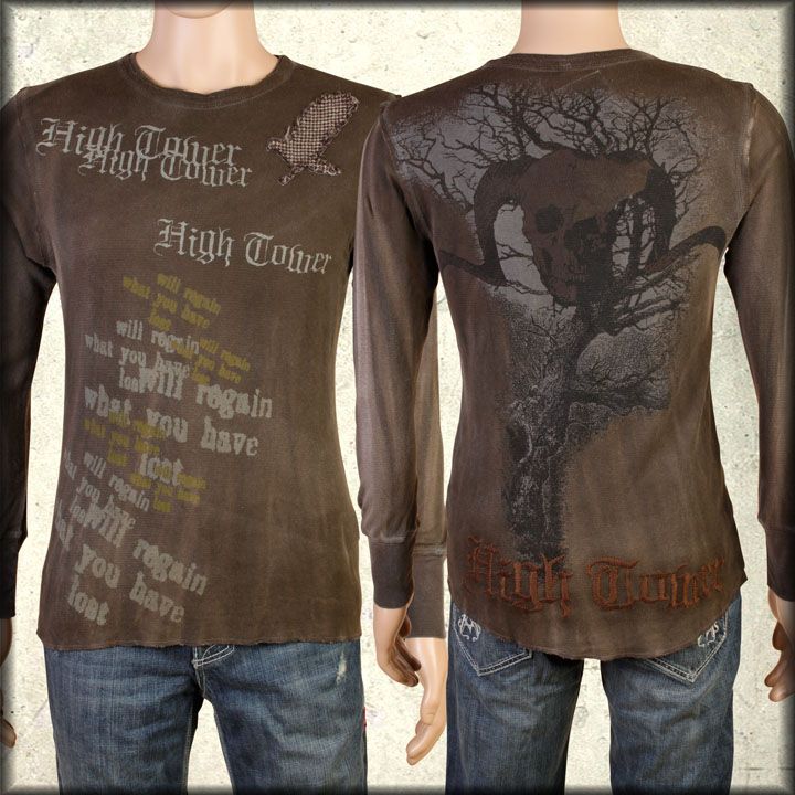 Black Hearts Brigade High Tower Skull Antlers Tree Ornate Script