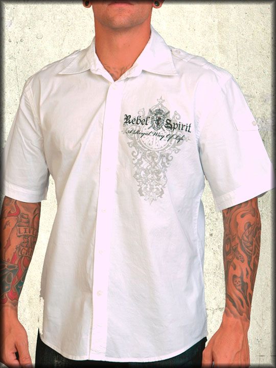 Rebel Spirit Backbone Winged Vertebrae Bones Ornate Filigree Mens