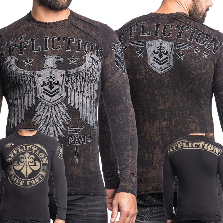 affliction long sleeve thermal
